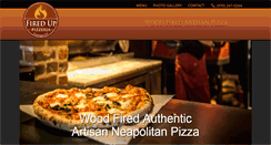 Desktop Screenshot of fireduppizzeria.com